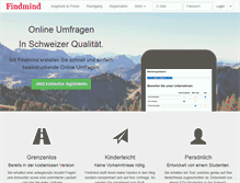 Tablet Screenshot of findmind.ch
